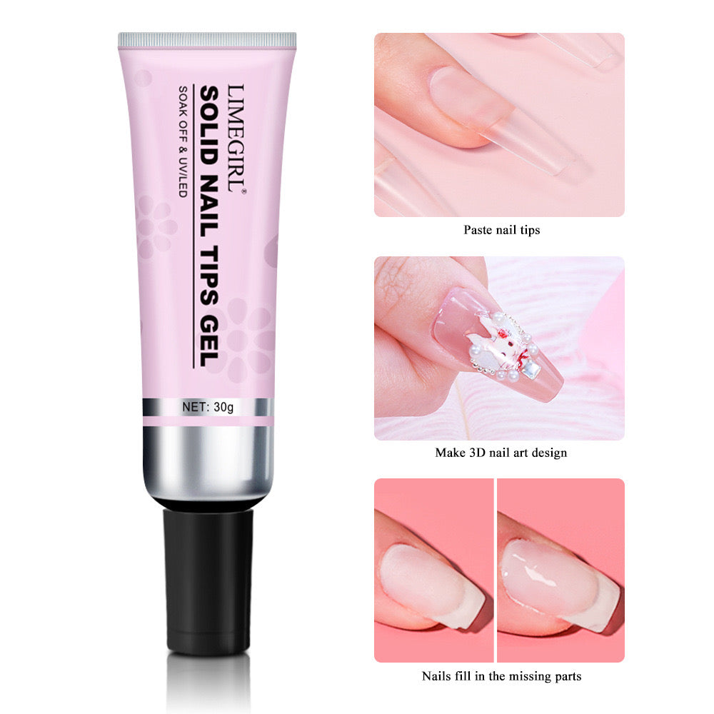 SOLID NAIL TIPS GEL